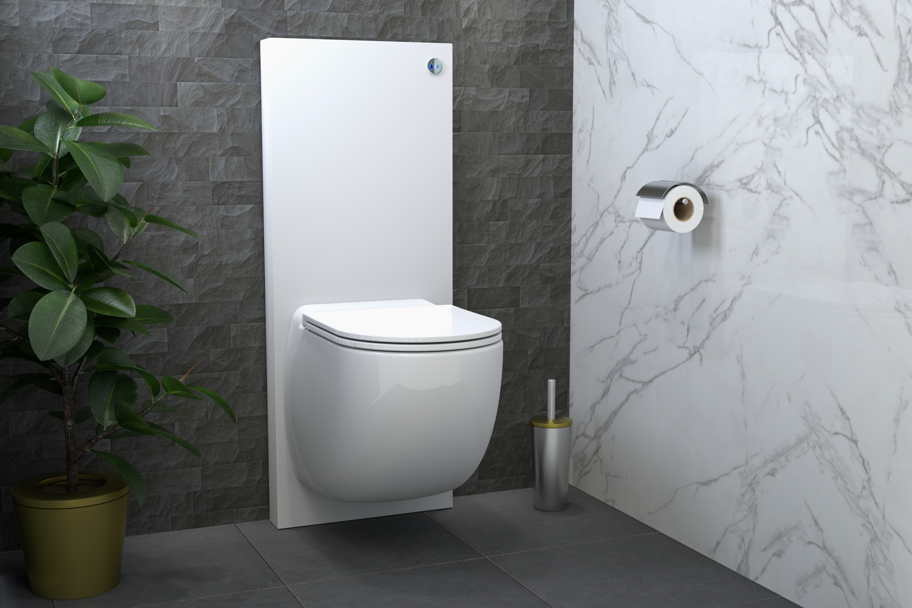 W40SP Silence Box Watermatic, la cuvette WC suspendue à broyeur intégré ICI  à Prix Broyé