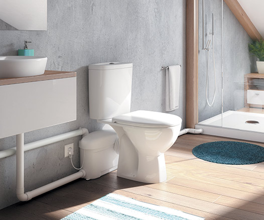 Cuvette WC avec broyeur intégré W30SP Silence - WATERMATIC