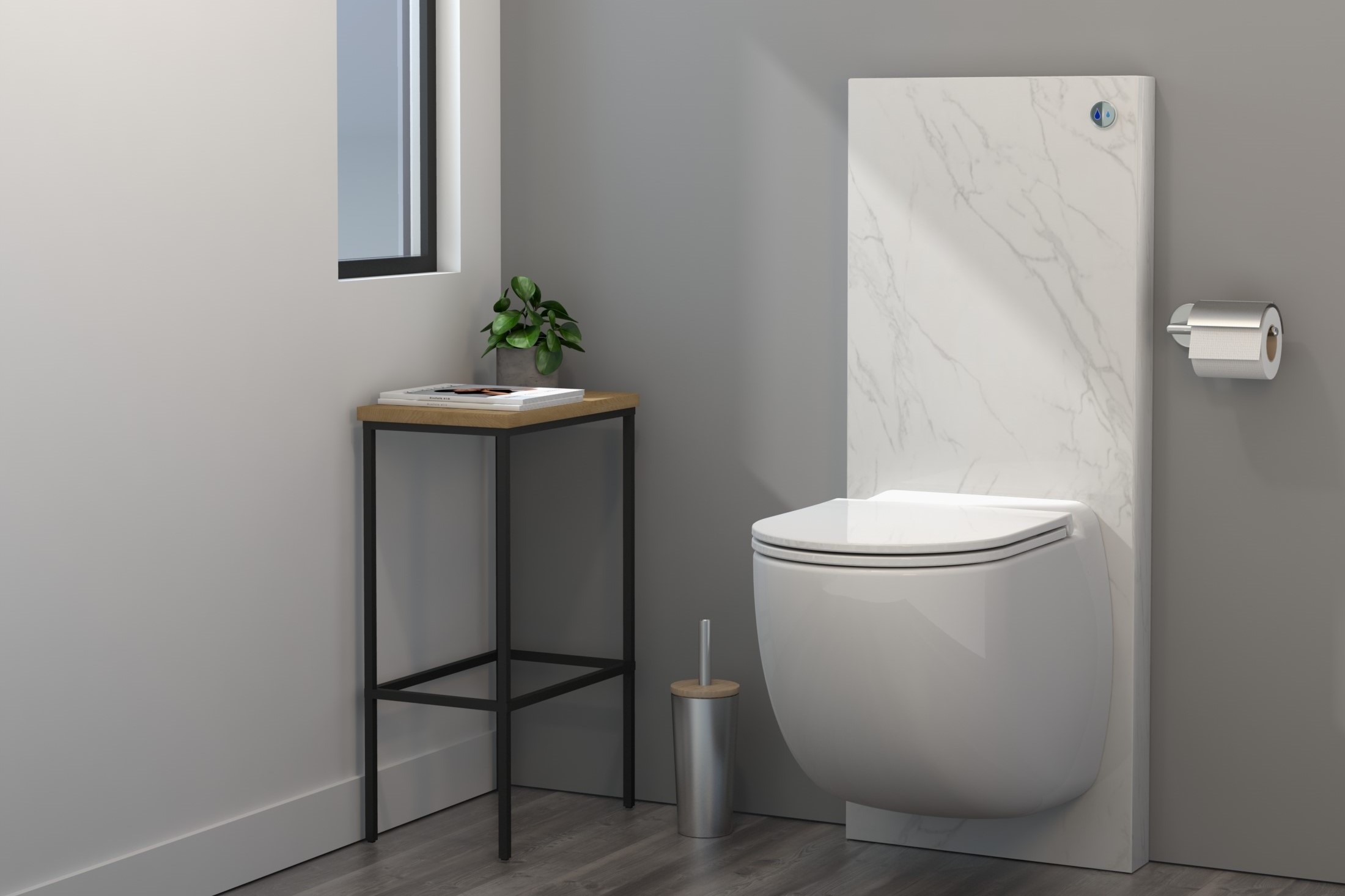 WC à poser avec broyeur intégré mécanisme silencieux Turbo design